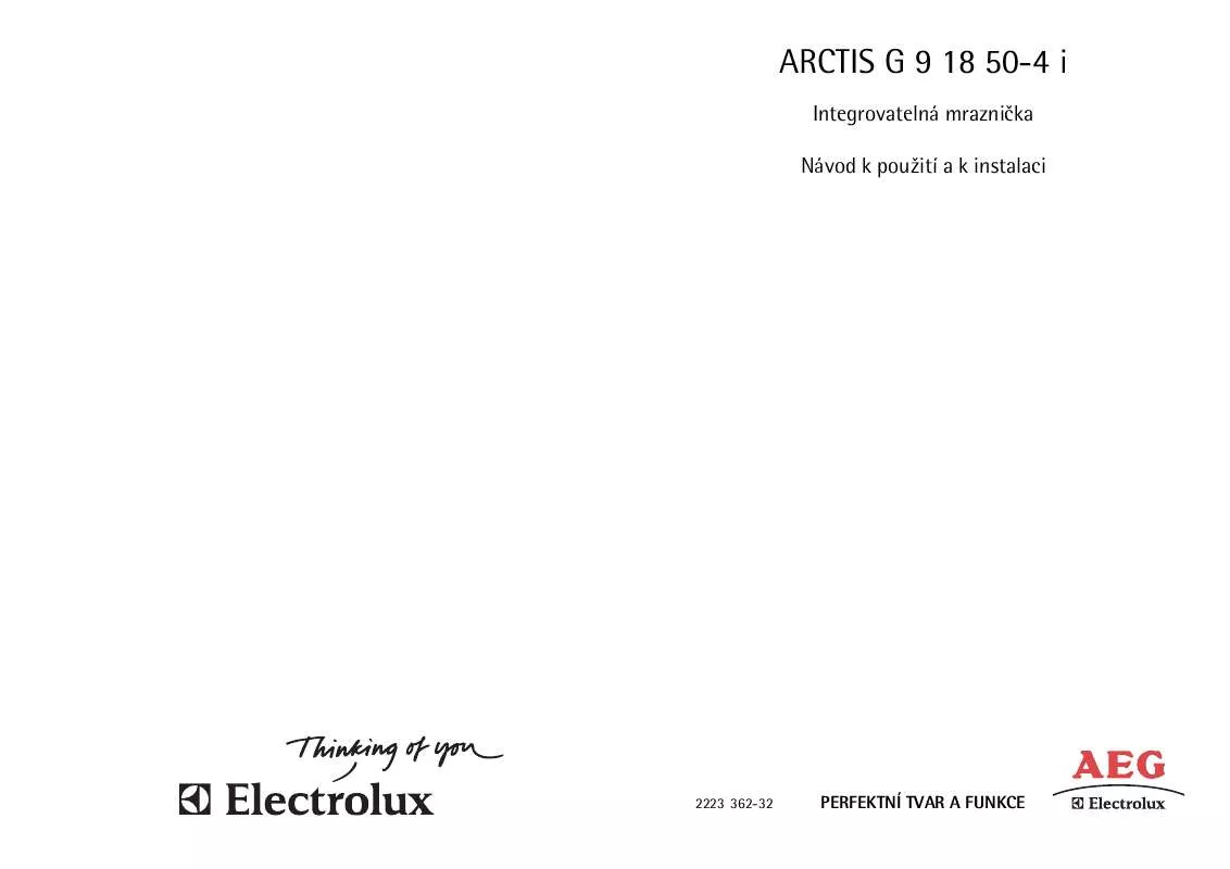 Mode d'emploi AEG-ELECTROLUX AG91850-4I