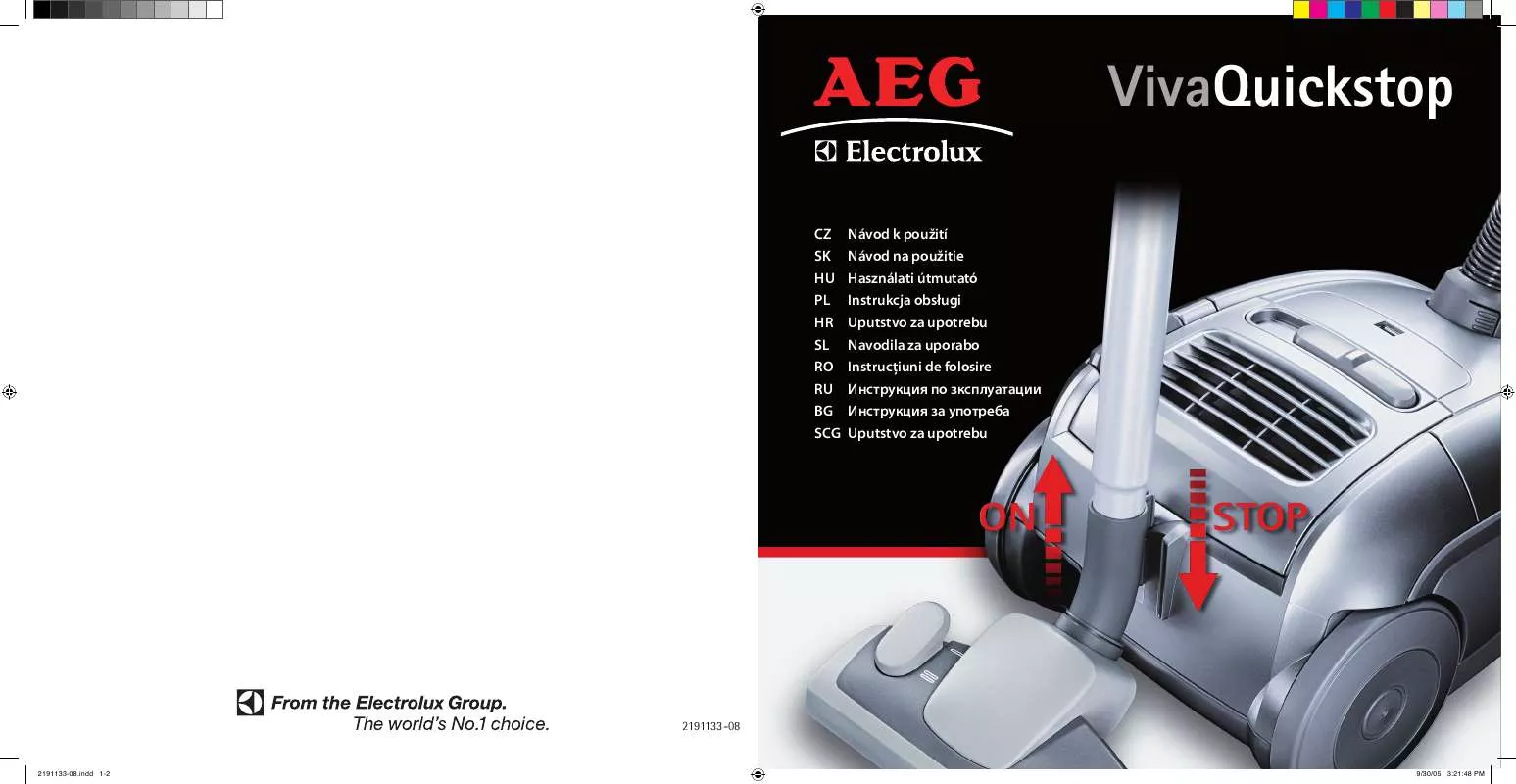 Mode d'emploi AEG-ELECTROLUX AVQ2135