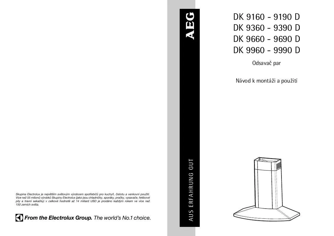 Mode d'emploi AEG-ELECTROLUX DK9660-AD