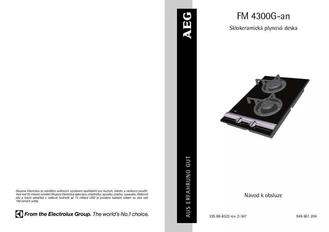 Mode d'emploi AEG-ELECTROLUX FM4300G-AN