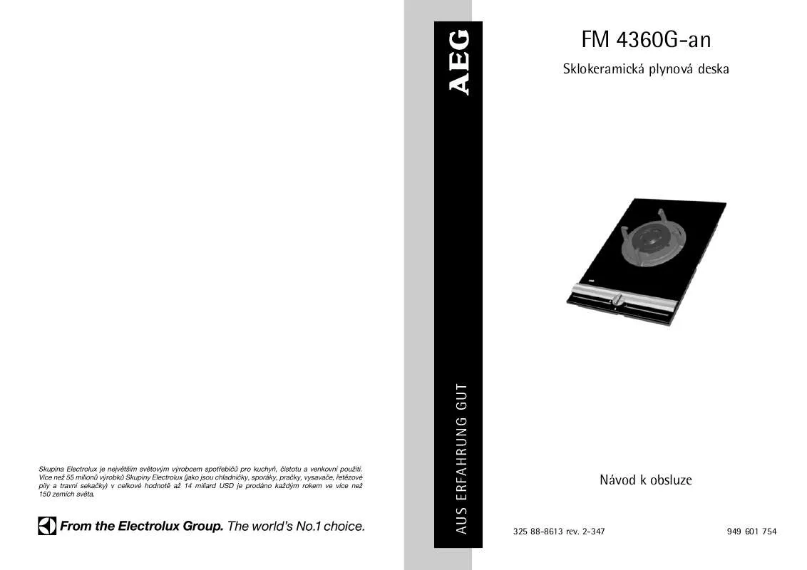 Mode d'emploi AEG-ELECTROLUX FM4360G-AN