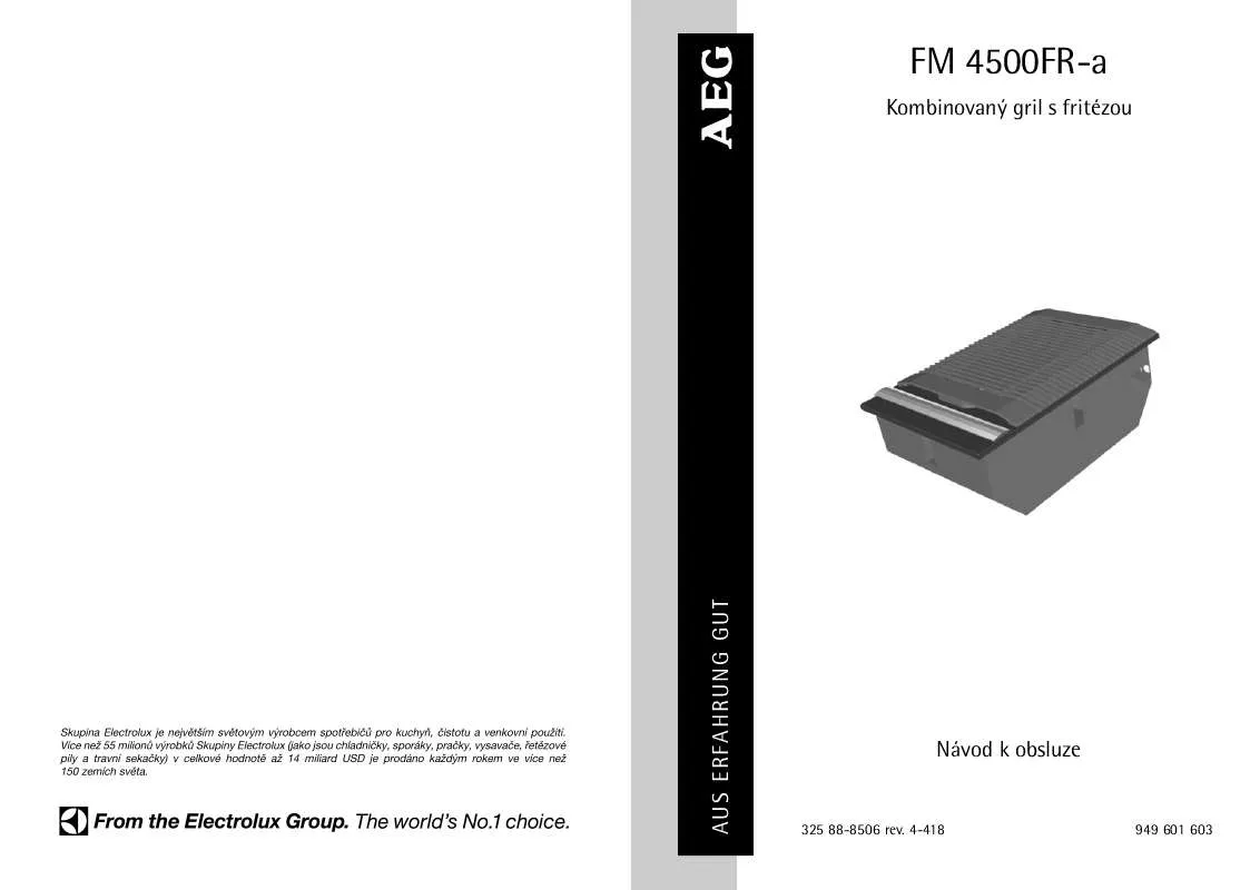 Mode d'emploi AEG-ELECTROLUX FM4500FR-A