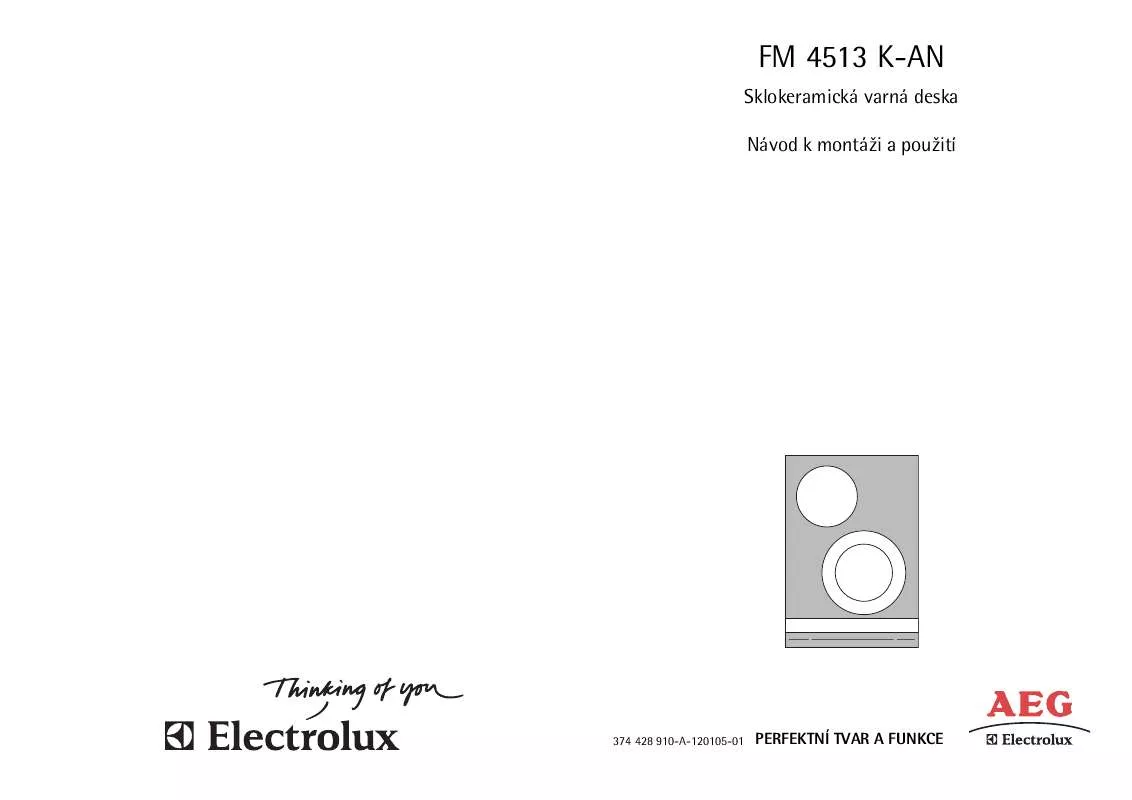 Mode d'emploi AEG-ELECTROLUX FM4513K-AN