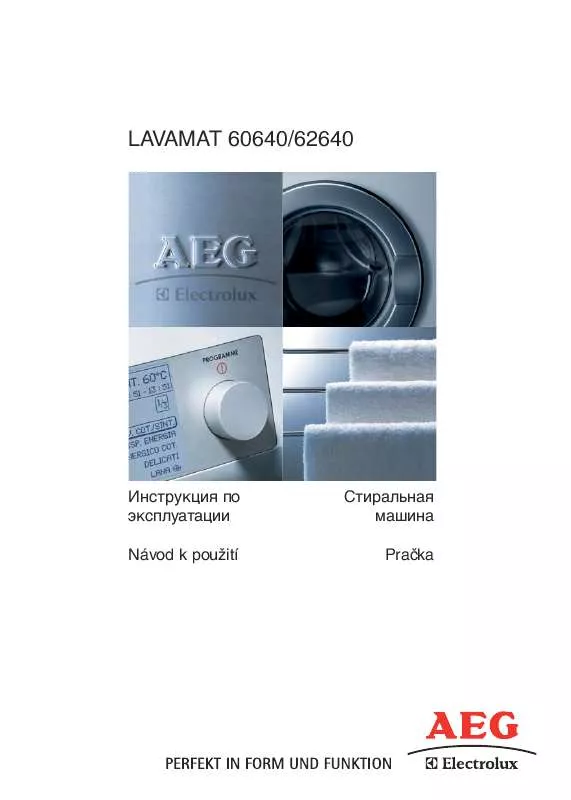 Mode d'emploi AEG-ELECTROLUX L60640
