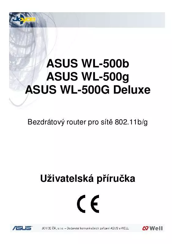 Mode d'emploi ASUS WL-500G DELUXE