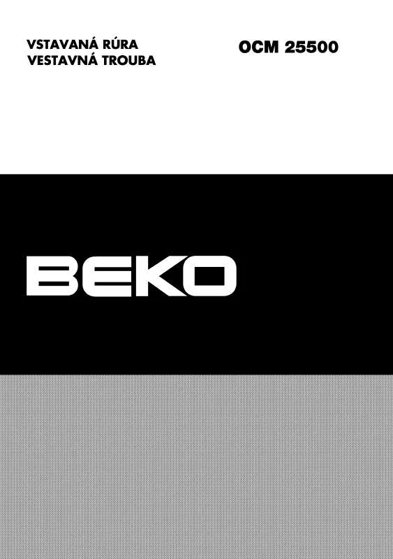 Mode d'emploi BEKO OCM 25500
