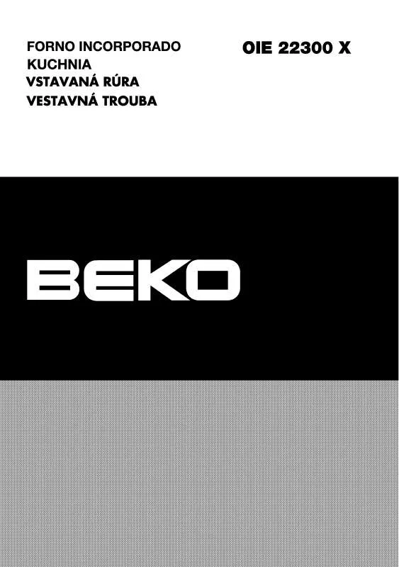 Mode d'emploi BEKO OIE 22300 X
