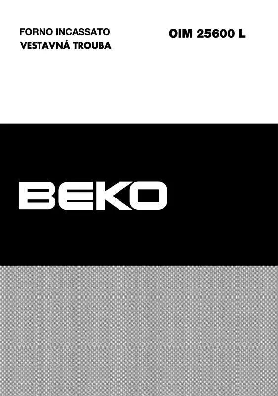 Mode d'emploi BEKO OIM 25600 L