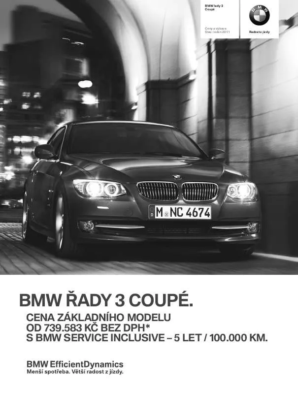 Mode d'emploi BMW 320 COUPE