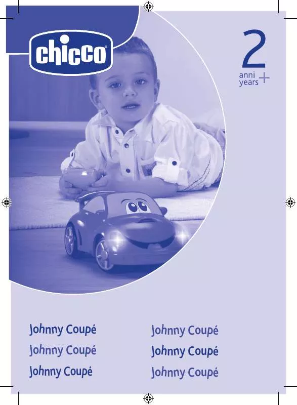 Mode d'emploi CHICCO JOHNNY COUPE