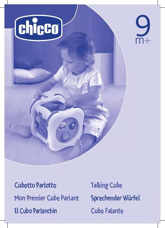 Mode d'emploi CHICCO TALKING CUBE