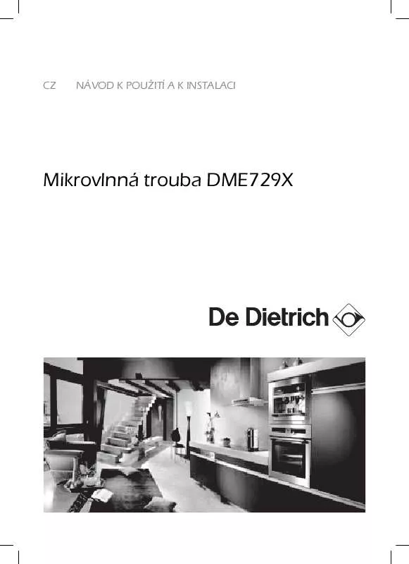 Mode d'emploi DE DIETRICH DME729X
