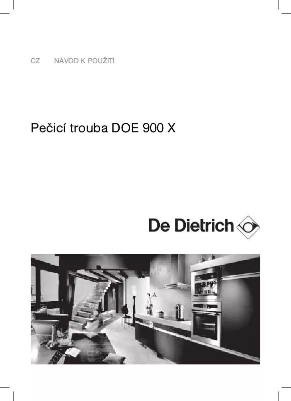 Mode d'emploi DE DIETRICH DOE900X
