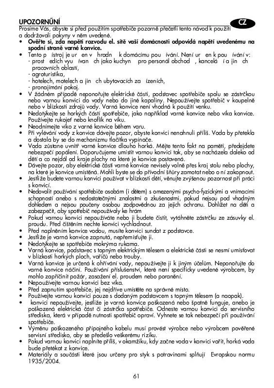Mode d'emploi DELONGHI KBO 2001.W
