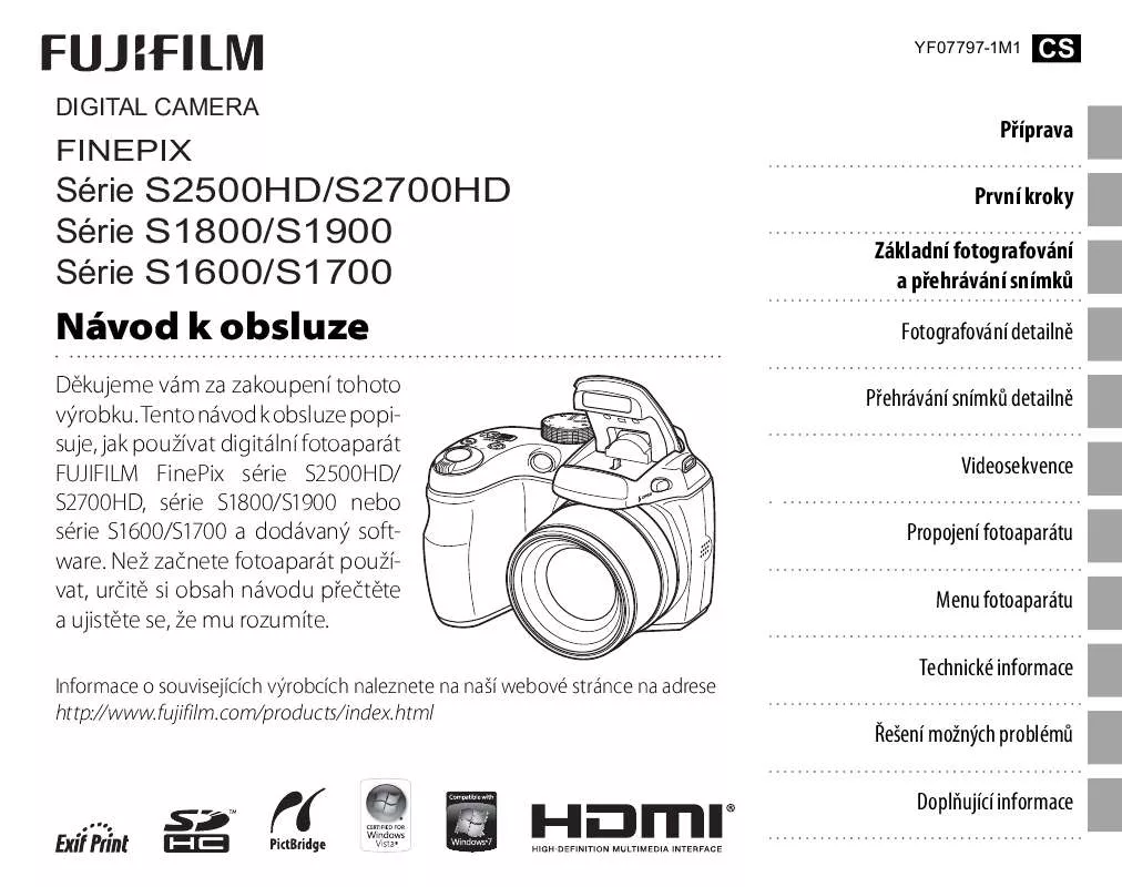 Mode d'emploi FUJIFILM FINEPIX S1900