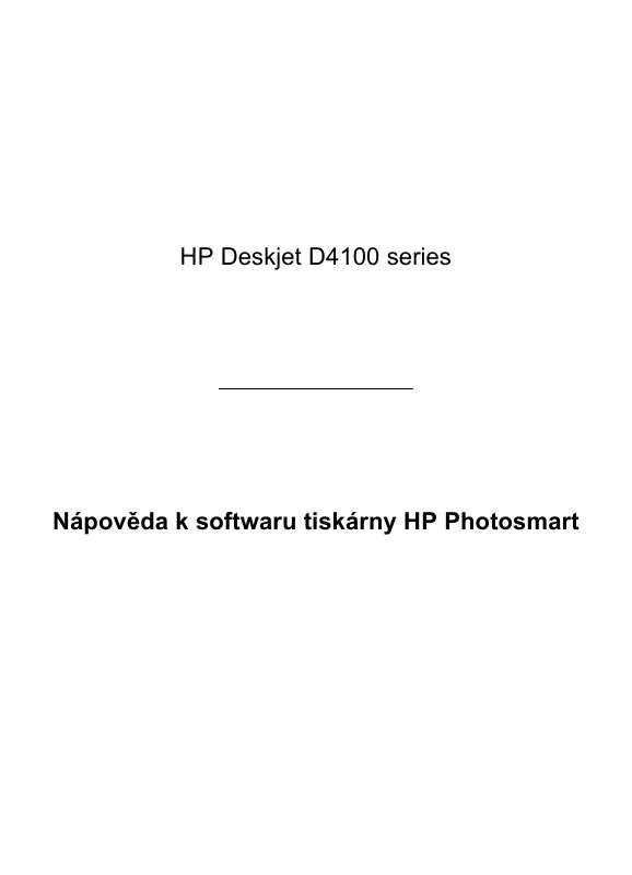 Mode d'emploi HP DESKJET D4160