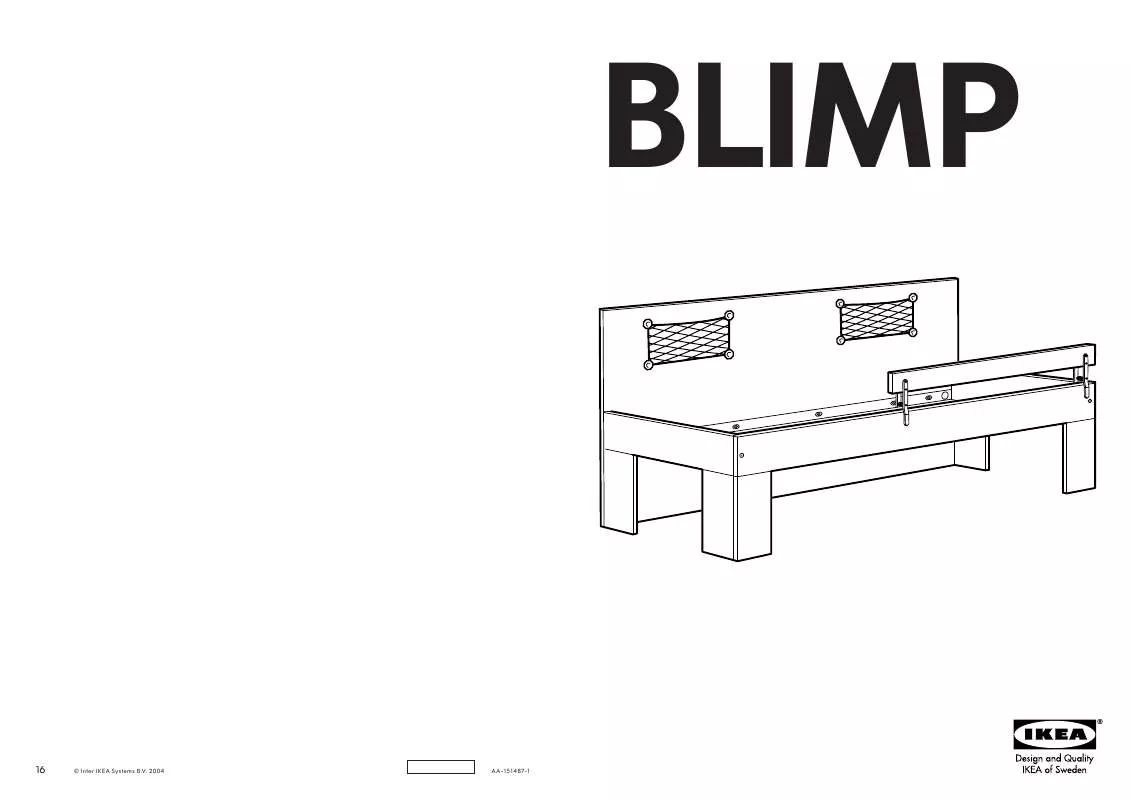 Mode d'emploi IKEA BLIMP, DĚTSKÁ POSTEL.