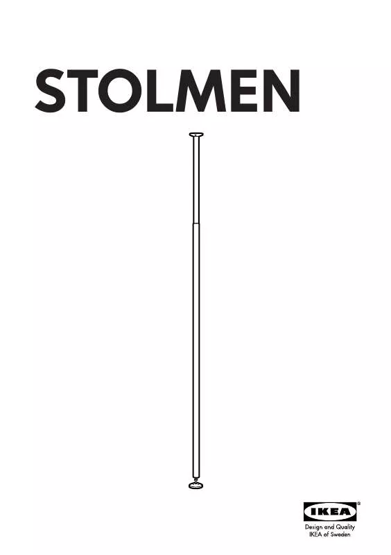 Mode d'emploi IKEA STOLMEN, SLOUPEK.