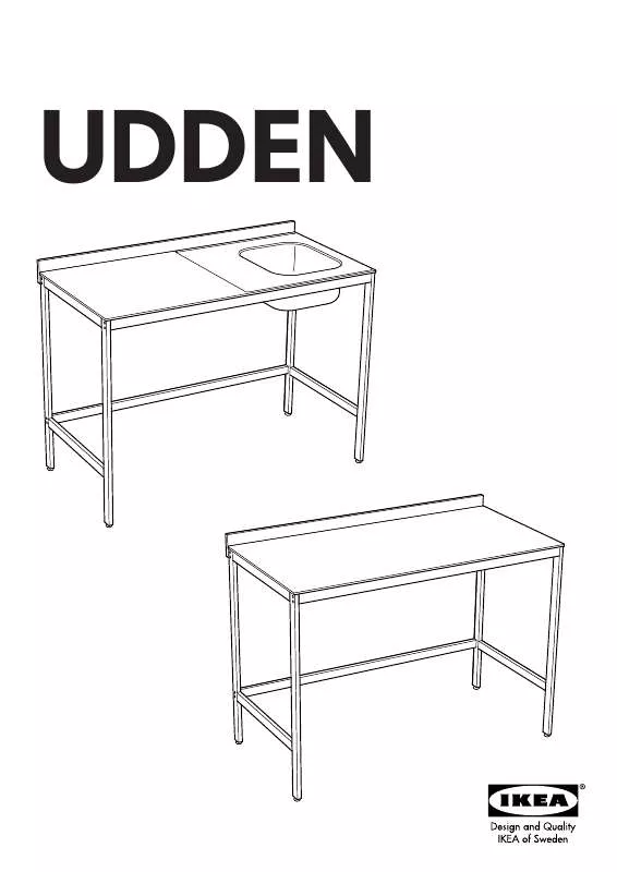 Mode d'emploi IKEA UDDEN, SPODNÍ SKŘÍŇKA.