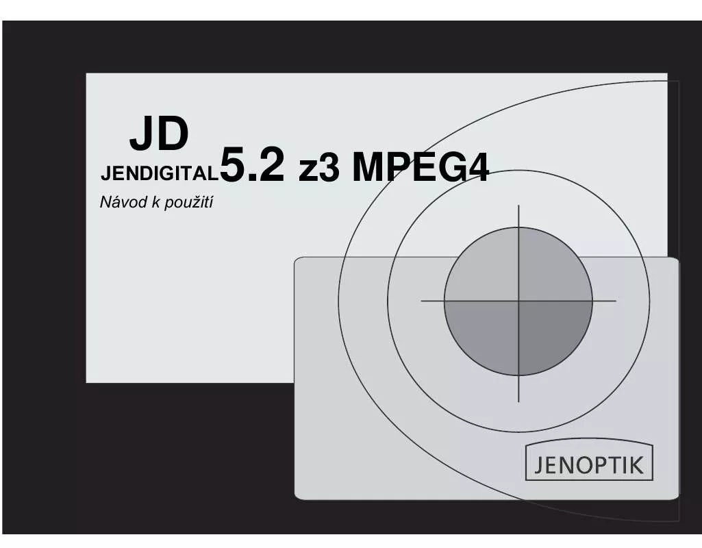 Mode d'emploi JENOPTIK JD 5.2 Z3 MPEG4