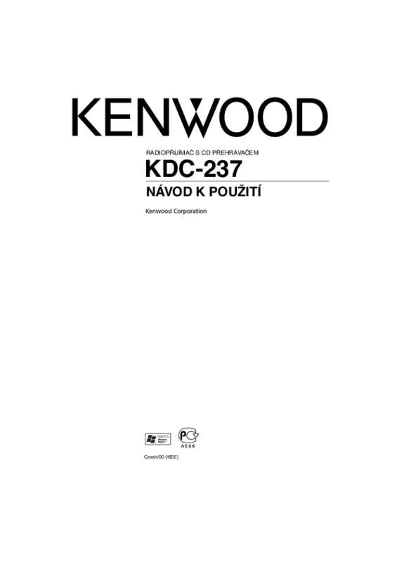 Mode d'emploi KENWOOD KDC-237