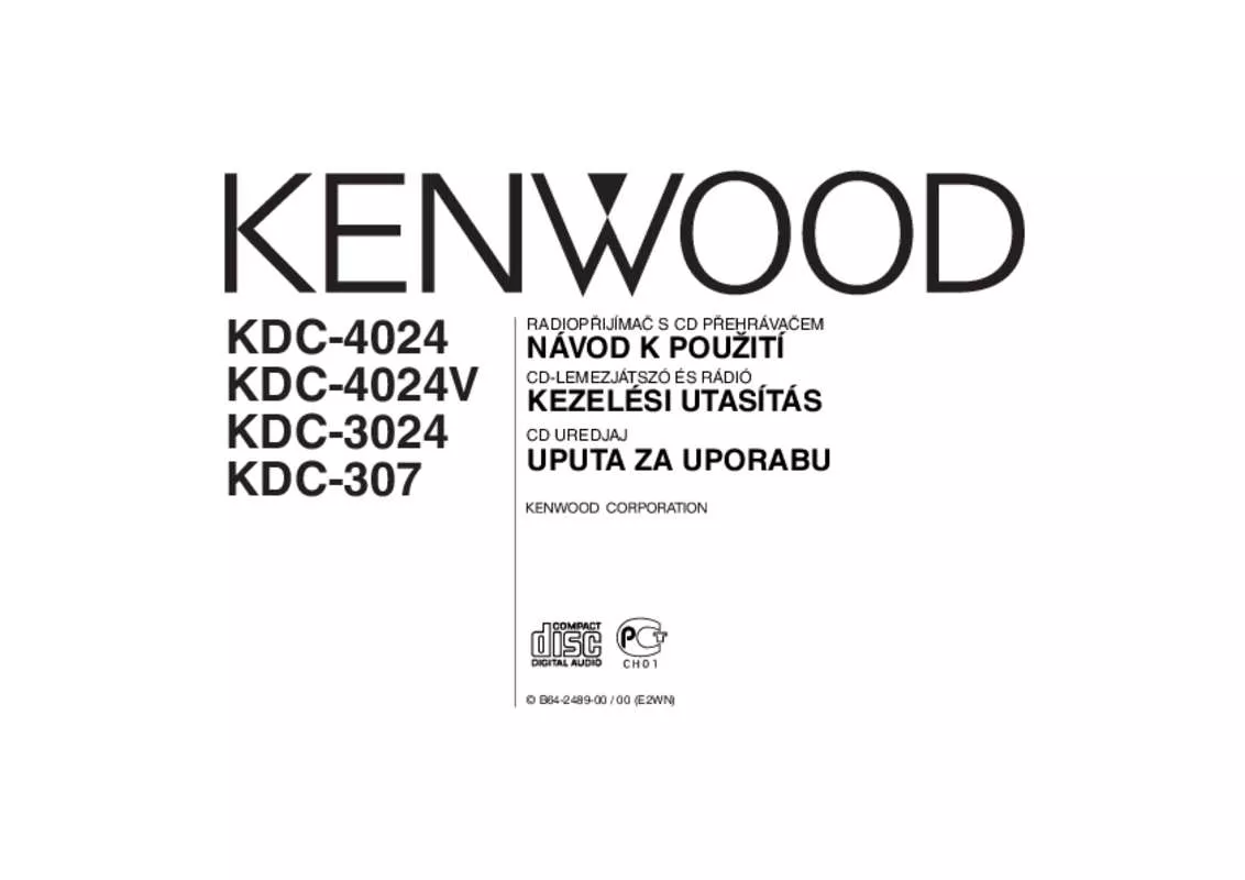 Mode d'emploi KENWOOD KDC-307