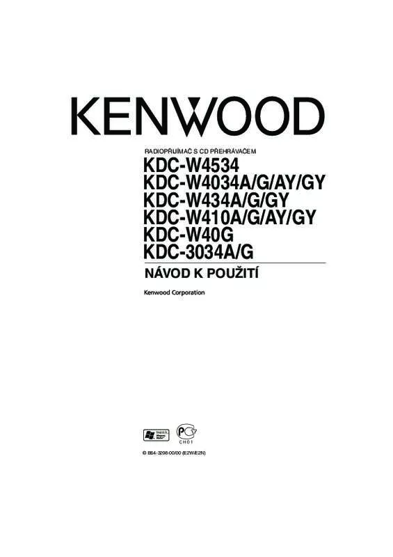 Mode d'emploi KENWOOD KDC-W4534