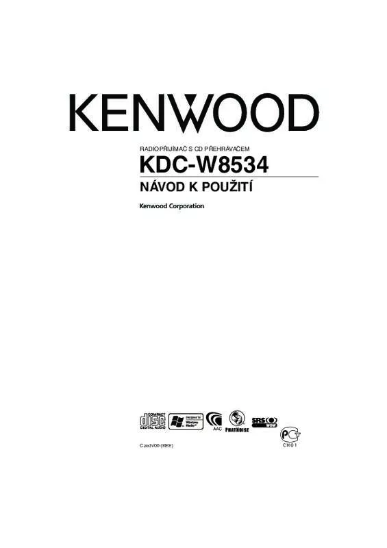 Mode d'emploi KENWOOD KDC-W8534