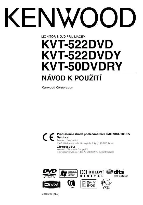 Mode d'emploi KENWOOD KVT-522DVD