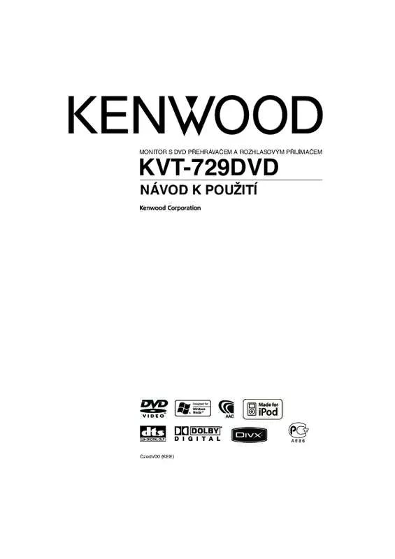 Mode d'emploi KENWOOD KVT-729DVD