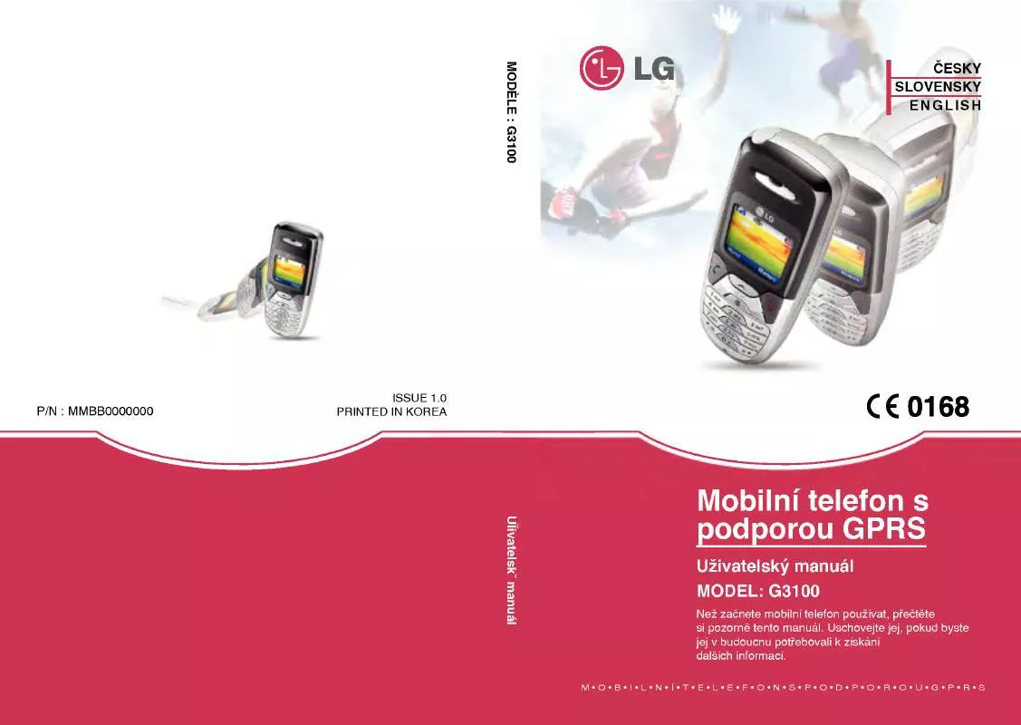 Mode d'emploi LG G3100