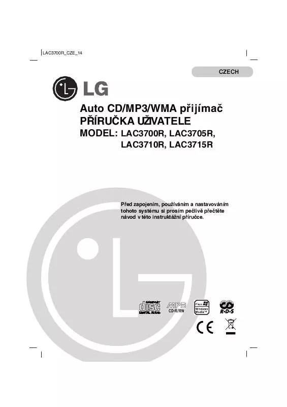 Mode d'emploi LG LAC3700R