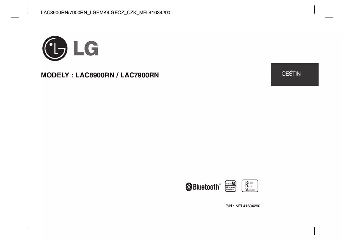 Mode d'emploi LG LAC7900RN