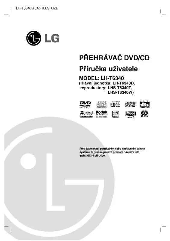 Mode d'emploi LG LH-T6340D