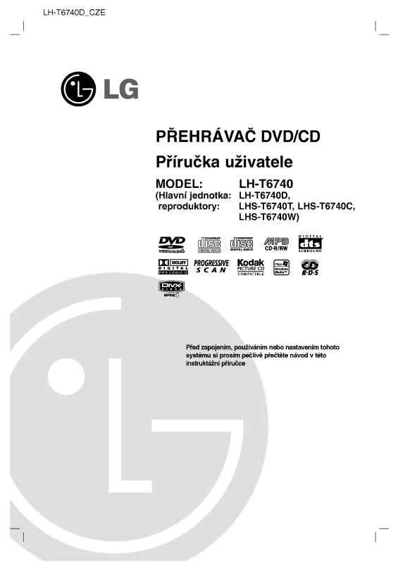 Mode d'emploi LG LH-T6740D