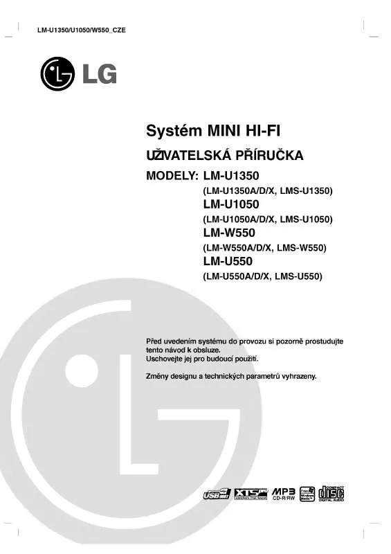 Mode d'emploi LG LM-U550D