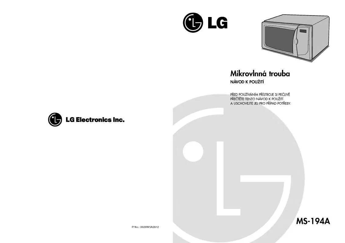 Mode d'emploi LG MS-194A