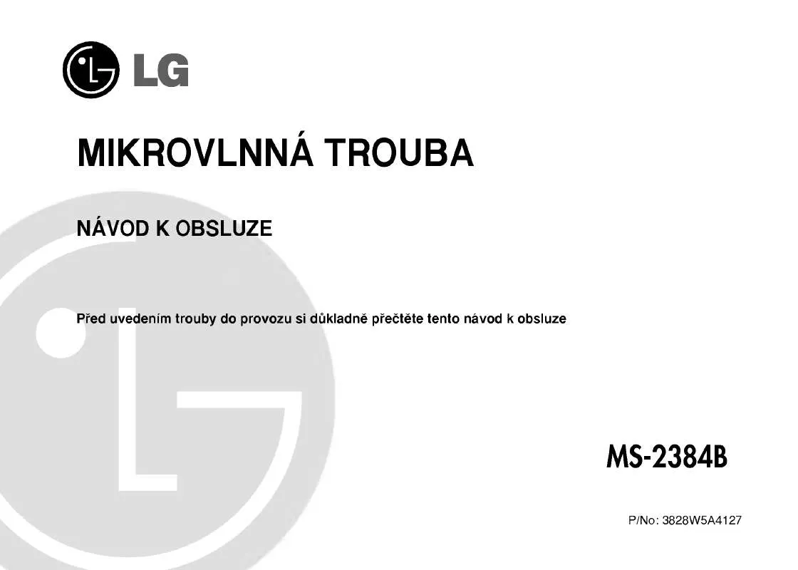 Mode d'emploi LG MS-2384B