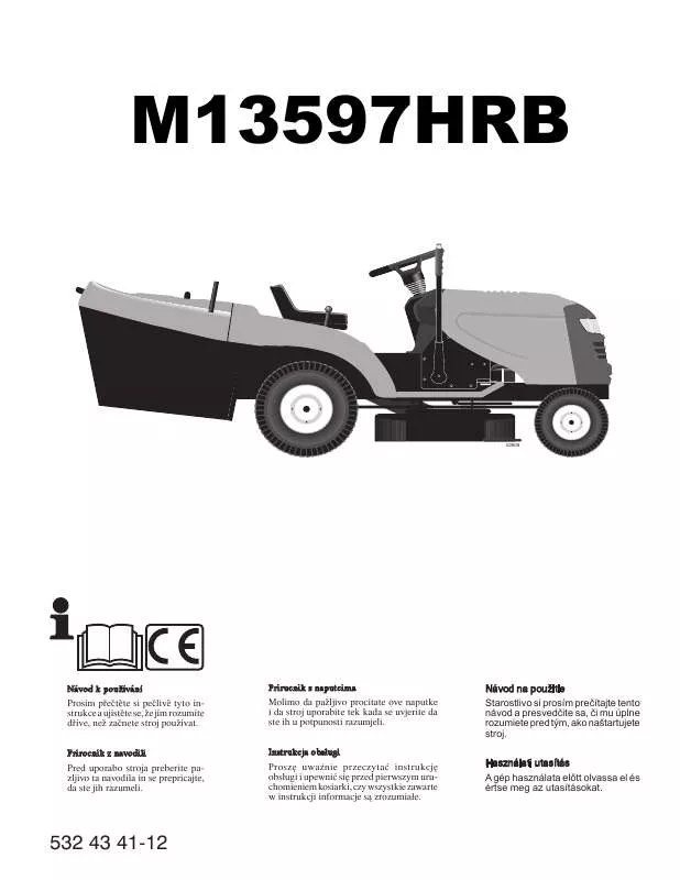Mode d'emploi MCCULLOCH M13597HRB