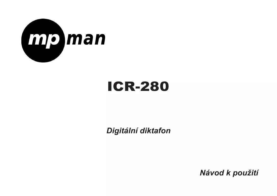 Mode d'emploi MPMAN ICR 280