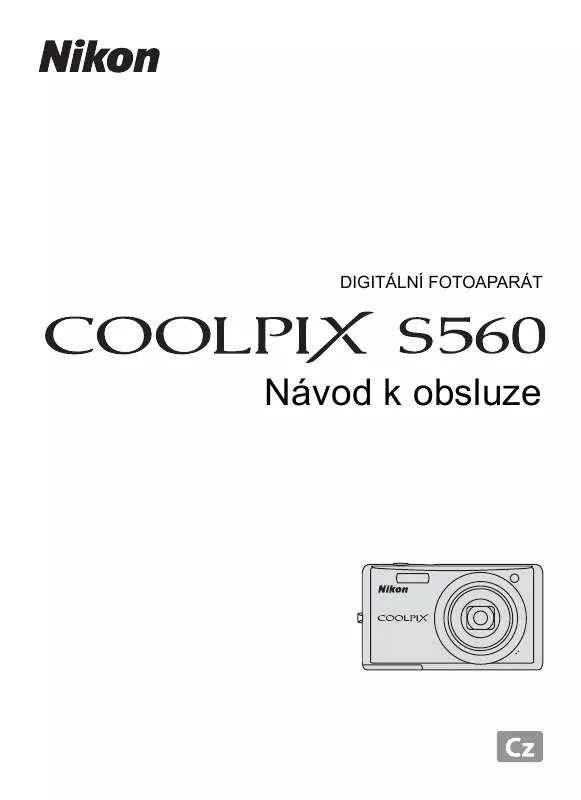 Mode d'emploi NIKON COOLPIX S560