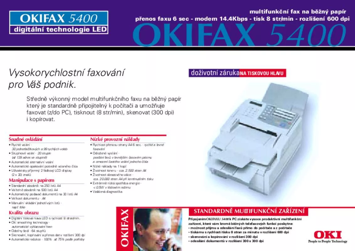 Mode d'emploi OKI FAX 5400