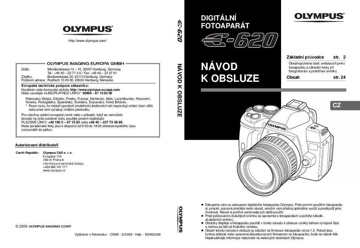 Mode d'emploi OLYMPUS E-620