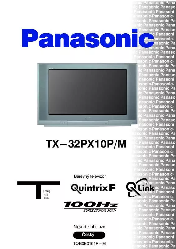 Mode d'emploi PANASONIC TX-32PX10PM