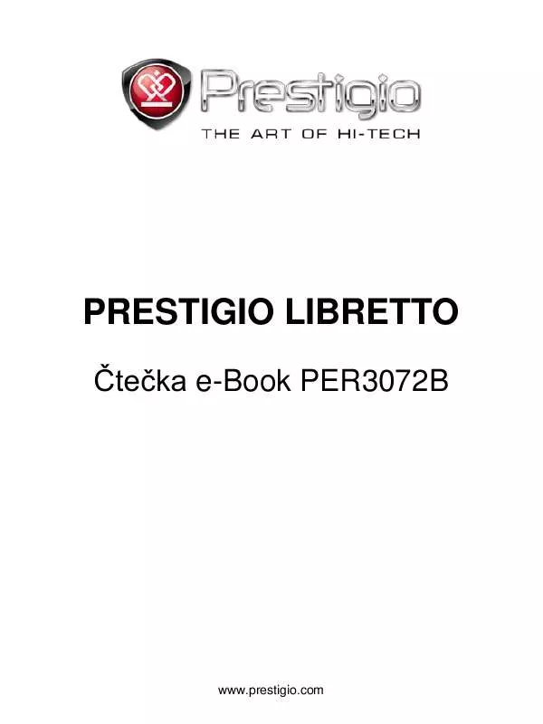 Mode d'emploi PRESTIGIO PRESTIGIO LIBRETTO PER3072B