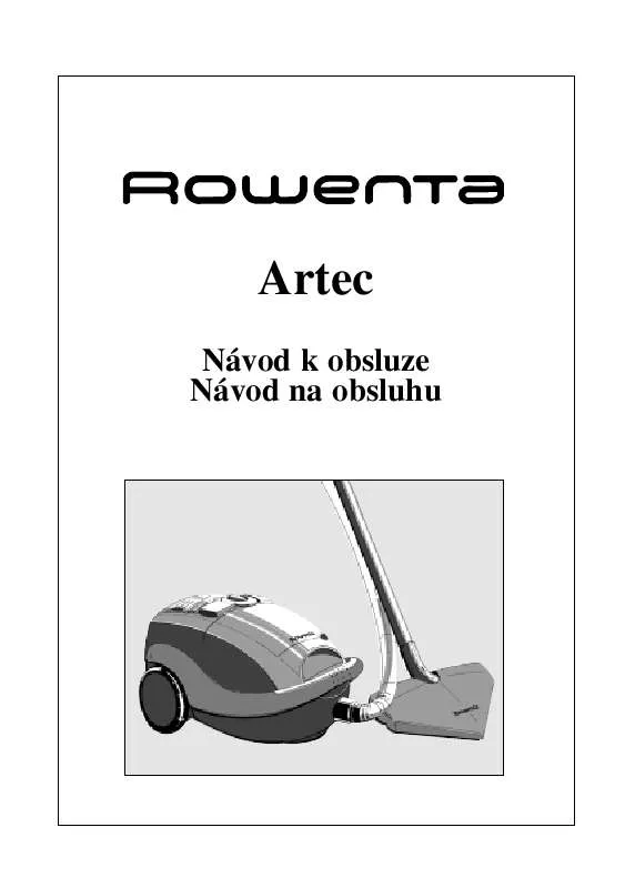 Mode d'emploi ROWENTA RO 324 ARTEC