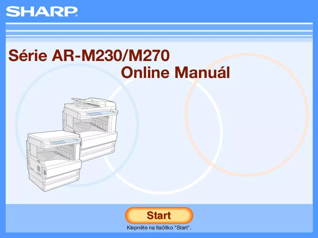 Mode d'emploi SHARP AR-M230/M270