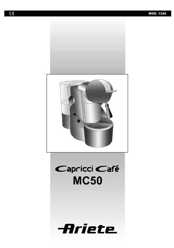 Mode d'emploi SINGER ARRIETE CAPRICCI CAFE MC-50 1346