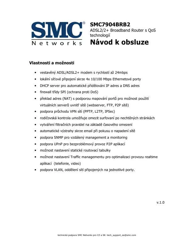 Mode d'emploi SMC 7904BRB2