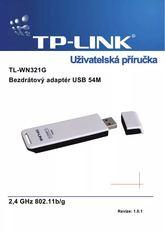Mode d'emploi TP-LINK TL-WN321G